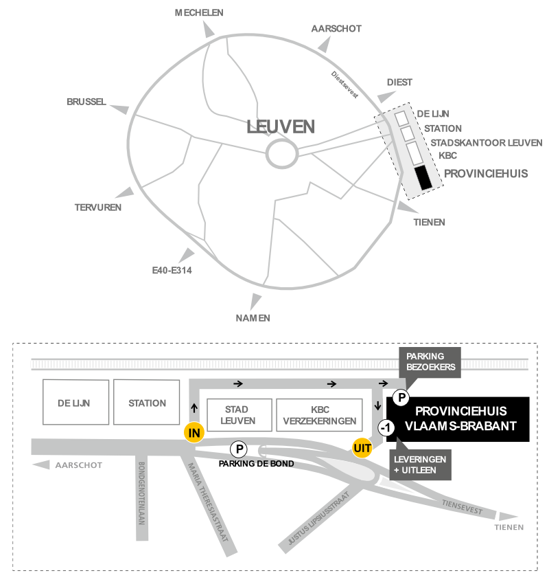 Bereikbaarheid Provinciehuis
